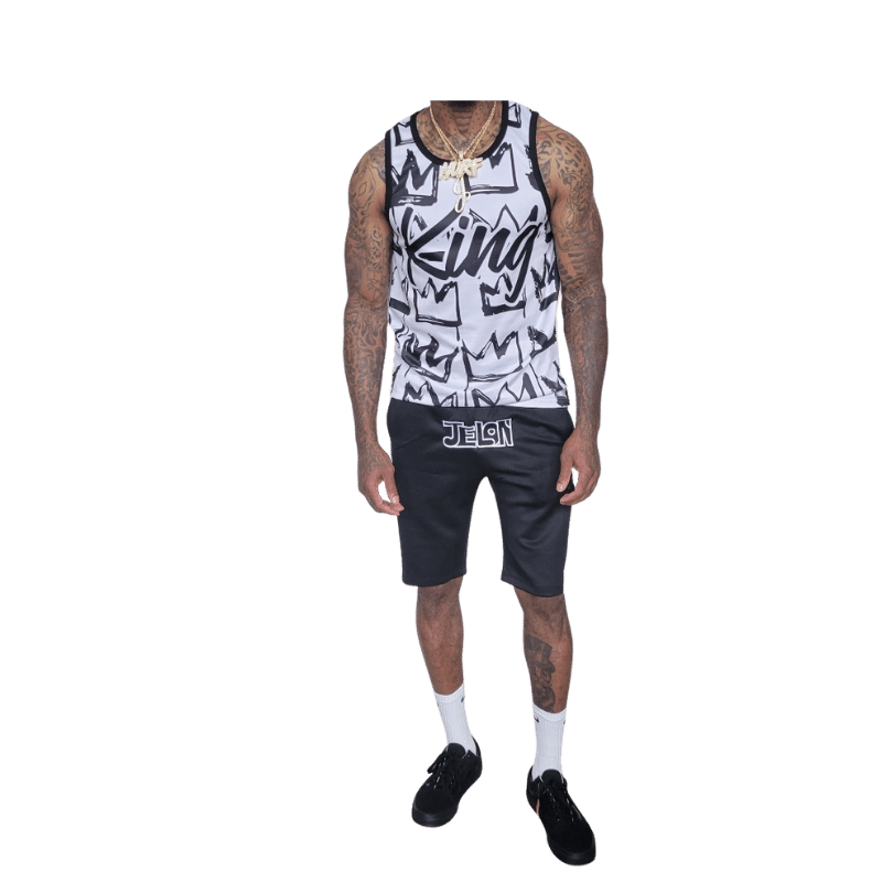 King Tank (White/Black)