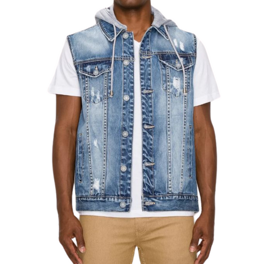 Sleeveless Denim Jacket