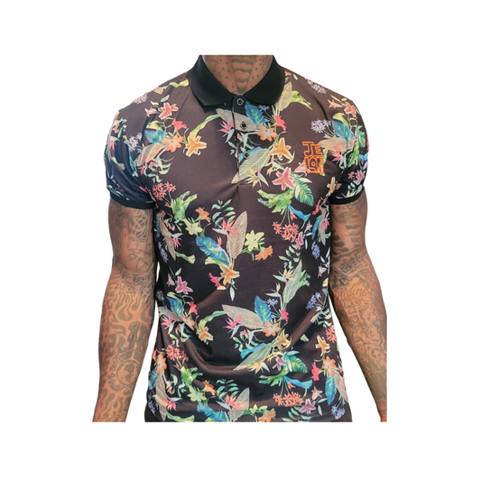 Tropical Polo (Black)