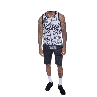 King Tank (White/Black)