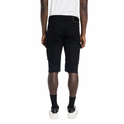 Black Denim Shorts