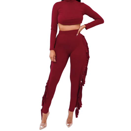 Shake Me Set (Maroon)