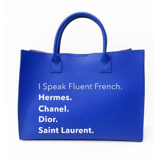 I Speak French Tote Bag