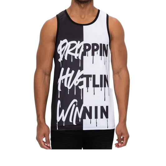 Drippin Tank (Black/White)
