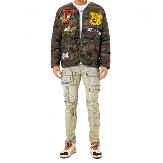 Camo Bomber Jacket