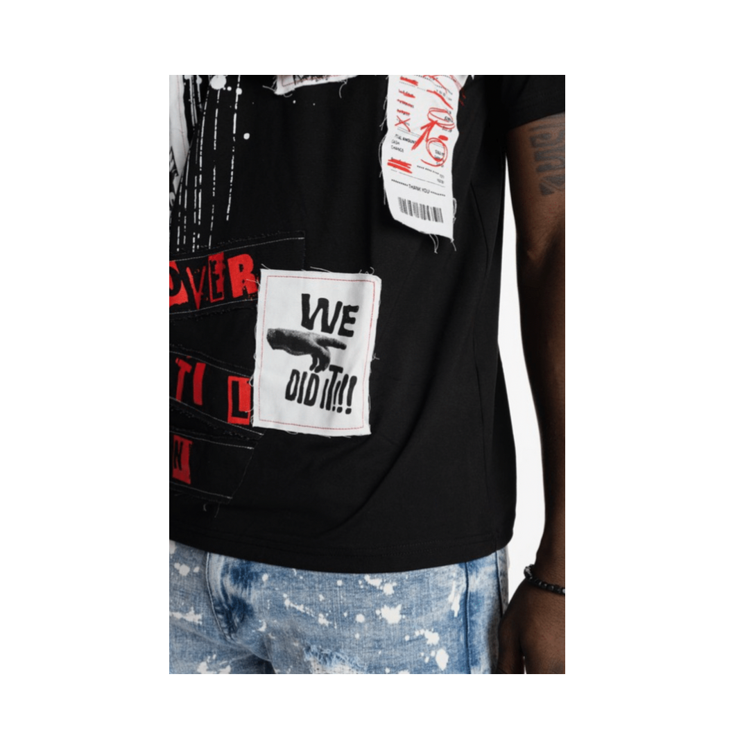 Graphic Patch Tee (Black)