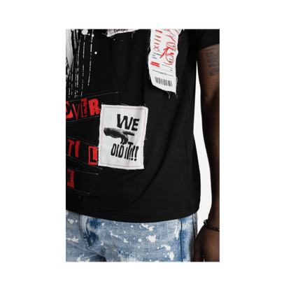 Graphic Patch Tee (Black)