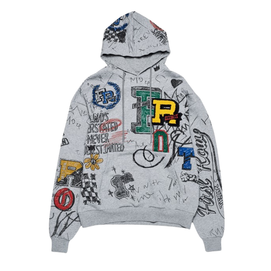 Varsity Patch Allover Hoodie