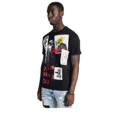 Graphic Patch Tee (Black)
