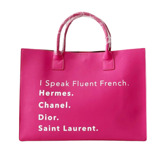 I Speak French Tote Bag