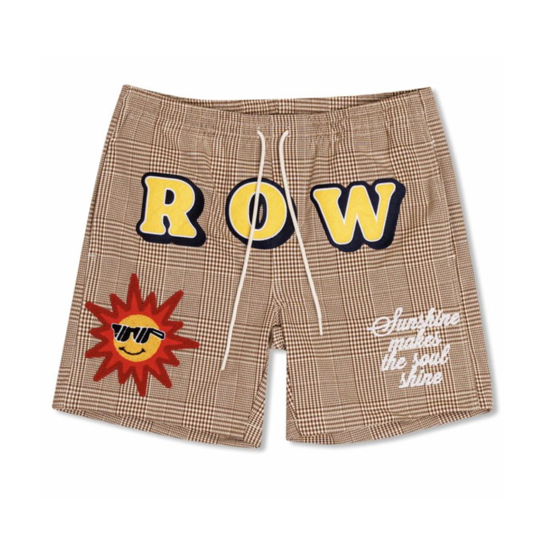 Plaid Patch Shorts