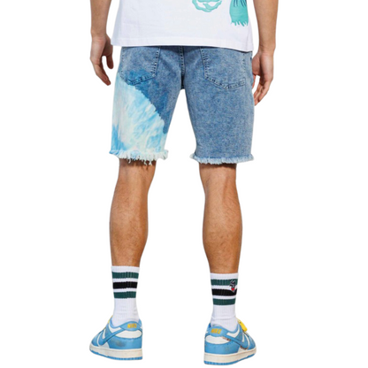 Tropical Vacation Denim Shorts