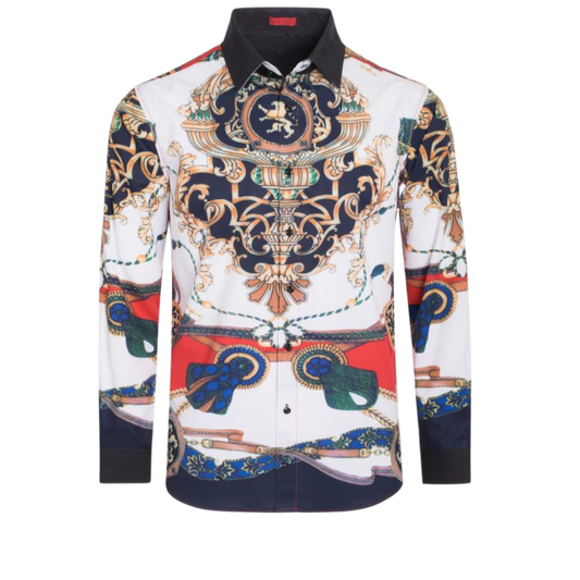 French Print 2.0 Shirt (Blue)