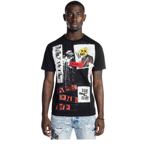 Graphic Patch Tee (Black)