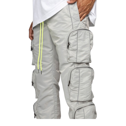 Triple Cargo Pants (Gray)