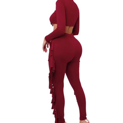 Shake Me Set (Maroon)