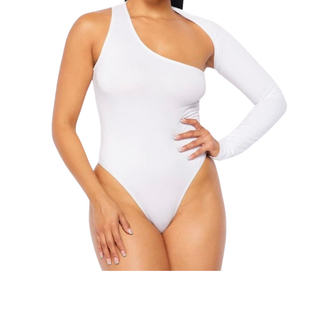 Hide Me Bodysuit  (White)