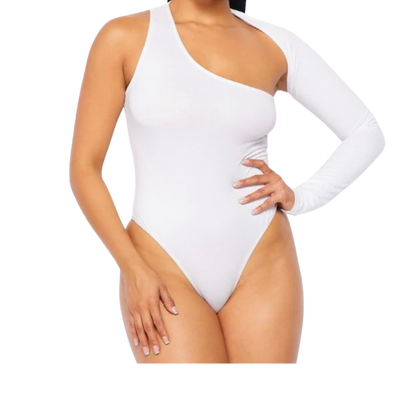 Hide Me Bodysuit  (White)