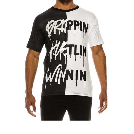 Drippin Shirt (Black/White)